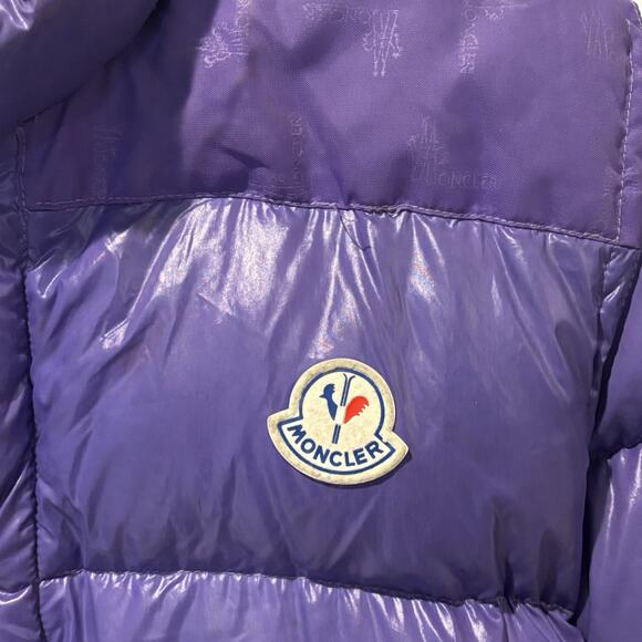 Vintage Purple Moncler Grenoble Puffer Down Jacket Size 2 Detachable Sleeves - Picture 4 of 12